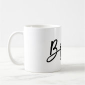 Mug PixDezines Mariée/Script moderne (Gauche)