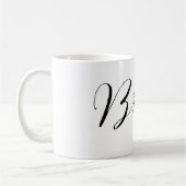 Mug PixDezines Mariée/Script moderne (Gauche)