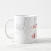 Mug PixDezines Matron of Honor/Faux Rose Gold+Marble (Gauche)