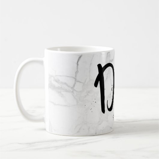 Mug PixDezines NOUVEAU MARBRE DAD+Script moderne (Gauche)