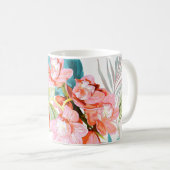 Mug PixDezines Orchid Isle, Peach Cymbidium Orchid (Devant droit)