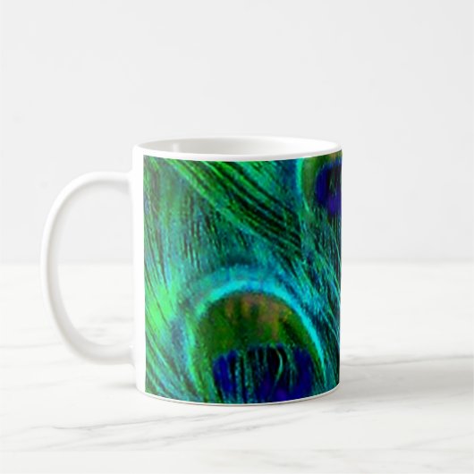 Mug PixDezines Pacock Psychedelic (Gauche)