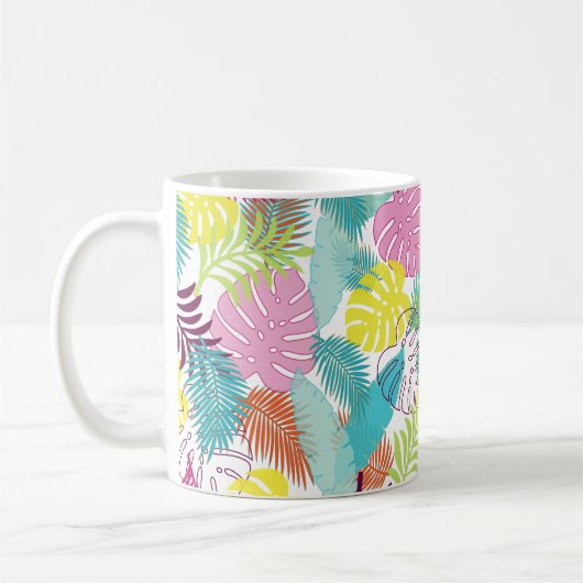 Mug PixDezines rainforest/image réglable (Gauche)