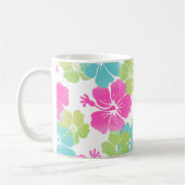 Mug PixDezines rétro hibiscus (Gauche)
