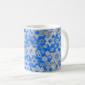 Mug PixDezines Star de David Faux Silve do-it-yourself (Devant droit)