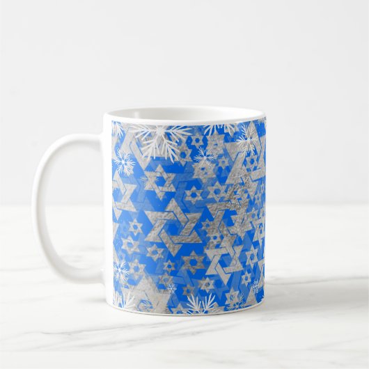 Mug PixDezines Star de David Faux Silve do-it-yourself (Gauche)