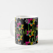 Mug PixDezines Star de David Motif, Hanoukka (Devant gauche)