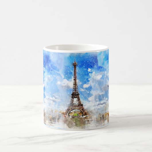 Mug PixDezines TOUR EIFFEL, PARIS en COULEUR D'EAU (Centre)