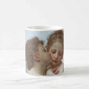 Mug PixDezines Vintage, Bouguereau Premier Baiser