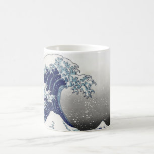 Mug PixDezines Vintage, Grande Vague, Hokusai 葛飾北斎の神奈川