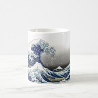 PixDezines Vintage, grande vague, Hokusai 葛 飾 北 斎