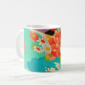 Mug PixDezines Vintage Shirimen Kimono (Devant gauche)