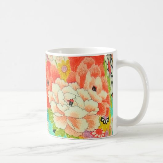 Mug PixDezines Vintage Shirimen Kimono (Droite)