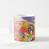 Mug PixDezines Vintages Shirimen Kimono (Devant gauche)