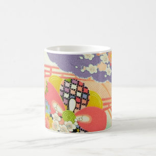 Mug PixDezines Vintages Shirimen Kimono
