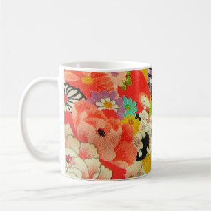 Mug PixDezines Vintages Shirimen Kimono