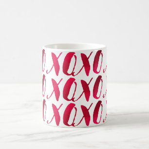 Mug PixDezines xoxo/Red Raspberry/do-it-yourself arriè