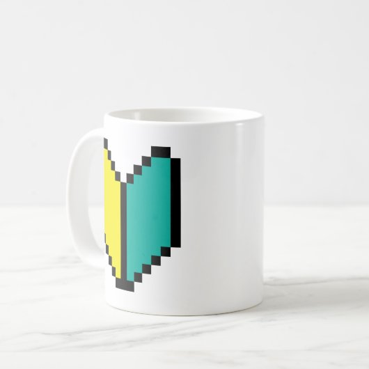 Mug Pixel 8 bits Wakaba / Mark Shoshinsha (Devant gauche)
