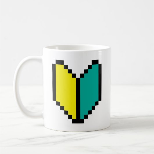 Mug Pixel 8 bits Wakaba / Mark Shoshinsha (Gauche)