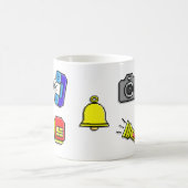 Mug Pixel Art De L'Ancienne École (Centre)