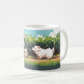 Mug Pixel Art Farmer Semer Les Plantes (Devant droit)