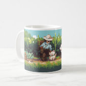 Mug Pixel Art Farmer Semer Les Plantes (Devant gauche)