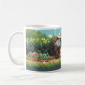Mug Pixel Art Farmer Semer Les Plantes (Gauche)