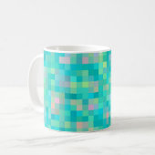Mug Pixel Art Multicolor Motif (Devant gauche)