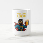 Mug Pixel Art Superhero Papa Mug, Fête des pères Cadea (Centre)