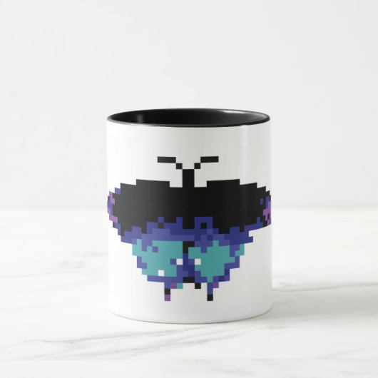 Mug Pixel butterfly (Centre)