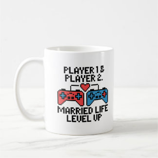 Mug Pixel Gamer Wedding Art