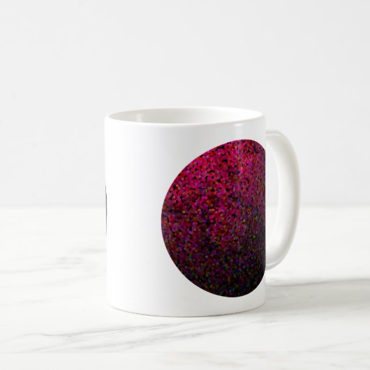 Mug Pixel Glitch Red (Devant droit)