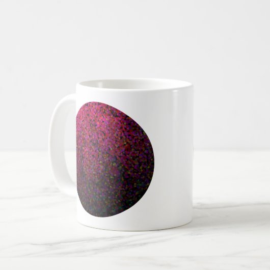 Mug Pixel Glitch Red (Devant gauche)