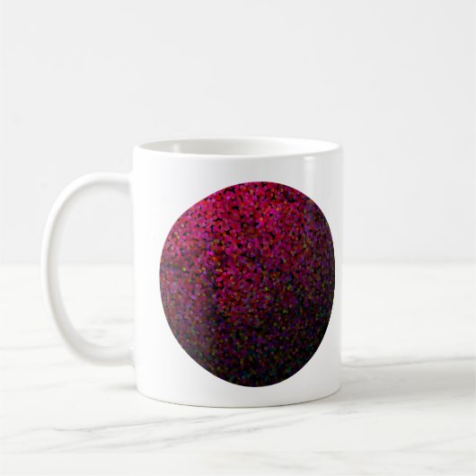 Mug Pixel Glitch Red (Gauche)