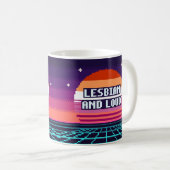 Mug Pixel Lesbienne et Fière (Devant droit)