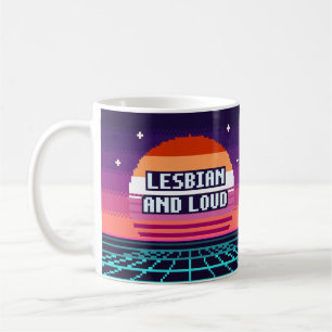 Mug Pixel Lesbienne et Fière