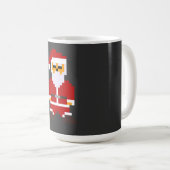 Mug Pixel Pose Père Noël (Devant droit)