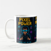 Mug Pixel Power – Leveling Up IRL Poster (Gauche)