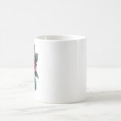 Mug Pixel Rose – Retro Floral Art (Centre)