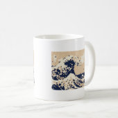 Mug Pixel Tsunami 8 bits Pixel Art (Devant droit)