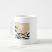 Mug Pixel Tsunami 8 bits Pixel Art (Devant gauche)