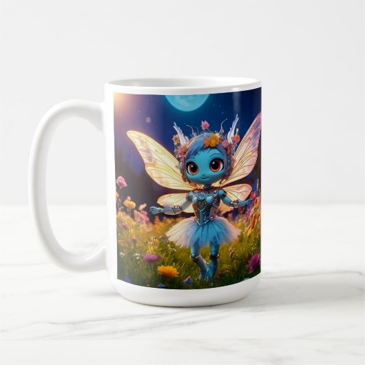 Mug Pixie Robot Ballerina Danser en Fleur sauvage (Gauche)