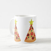 Mug pizza affreux arbre de noël drôle (Devant gauche)