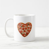 Mug pizza au coeur (Gauche)