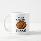 Mug Pizza au Pepperoni Nourriture Drôle (Gauche)