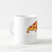 Mug Pizza de nourriture amusante Hot Air Balloon (Devant gauche)