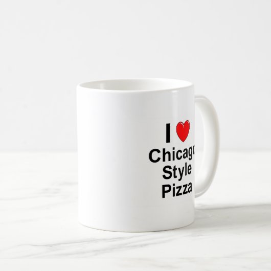 Mug Pizza de style de Chicago (Devant droit)