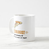 Mug Pizza drôle (Devant gauche)