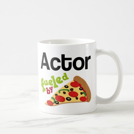 Mug Pizza (drôle) d'acteur (Droite)