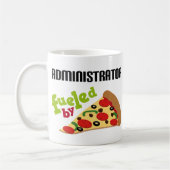 Mug Pizza (drôle) d'administrateur (Gauche)